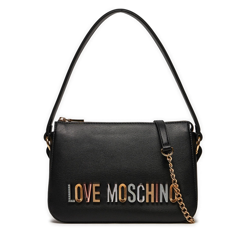 Love Moschino Donna Borsa A Spalla, Nero, Taglia Unica