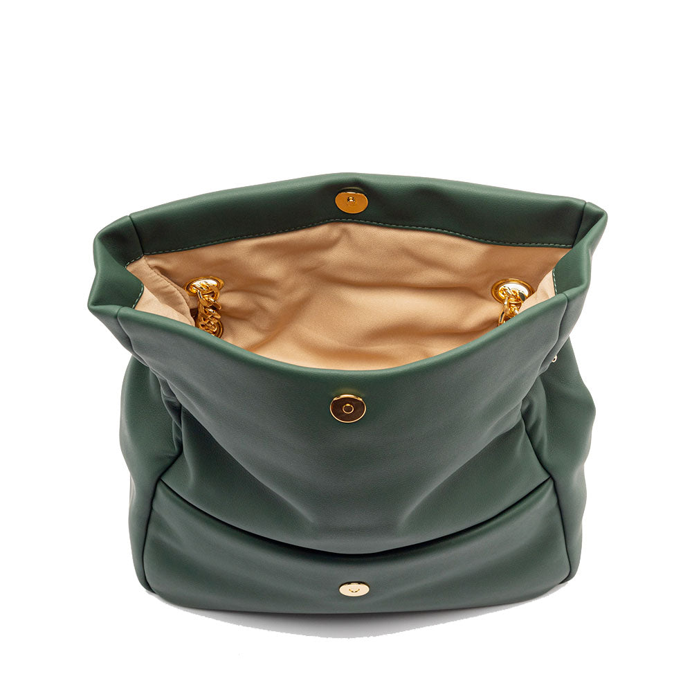 Borsa Donna a Spalla e a Tracolla LOVE MOSCHINO Verde con Maxi Logo