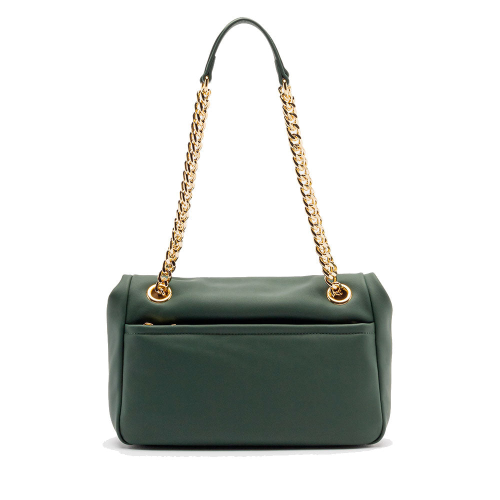 Borsa Donna a Spalla e a Tracolla LOVE MOSCHINO Verde con Maxi Logo