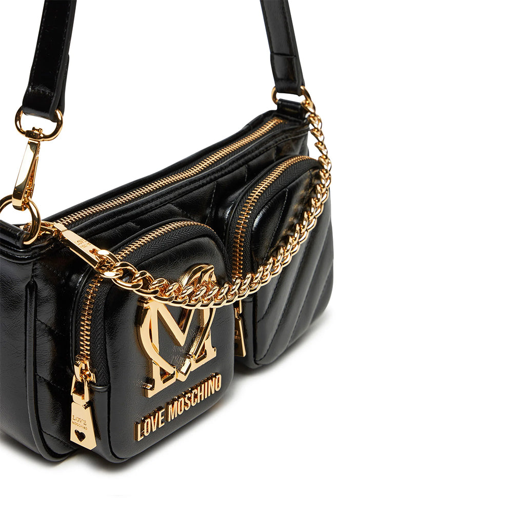 LOVE MOSCHINO City Pockets Linie
Damen Umhängetasche in der Farbe Schwarz