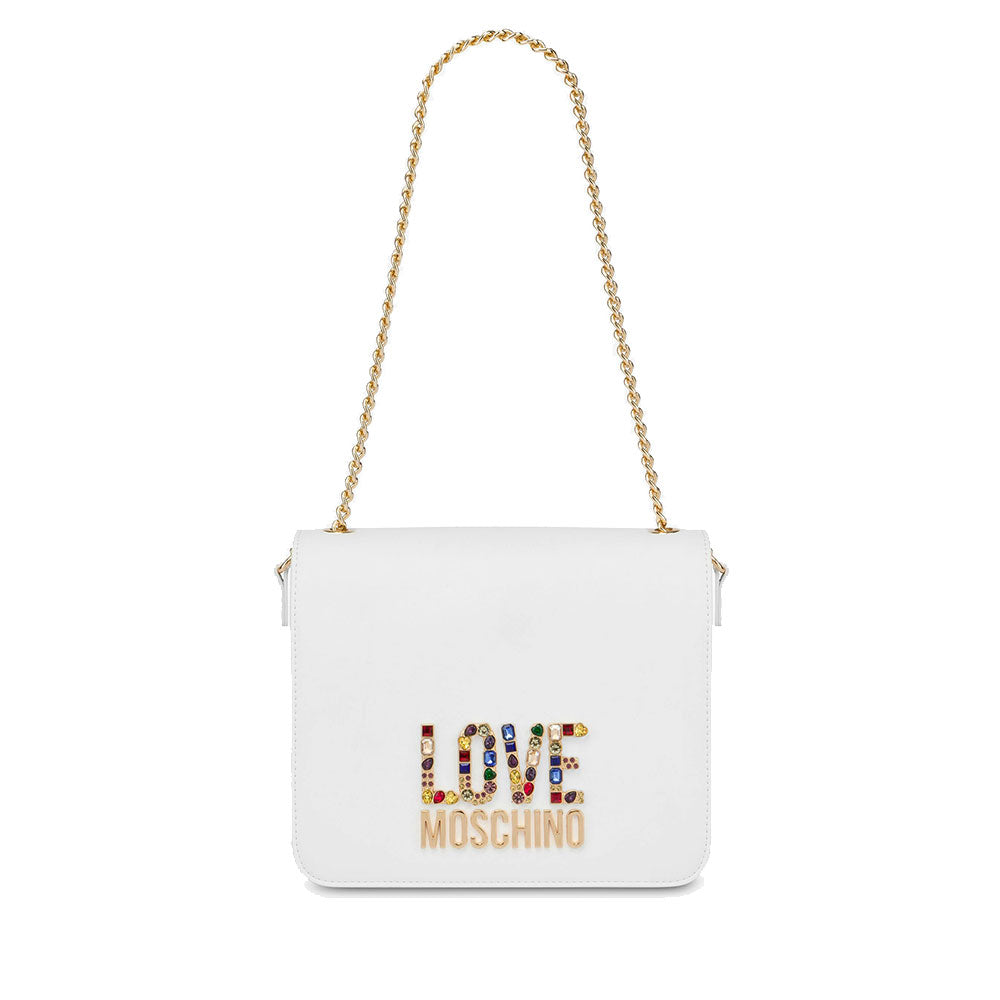 Damen Umhängetasche Love Moschino WeiÃƒÂŸe Tasche LOVE MOSCHINO