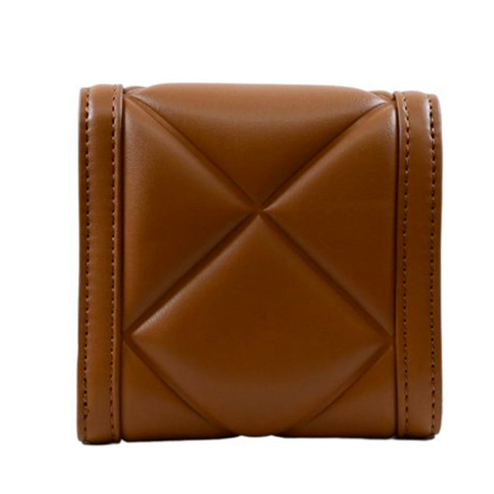 Portafoglio Piccolo Trapuntato con Bottone LOVE MOSCHINO linea Embossed color Cammello