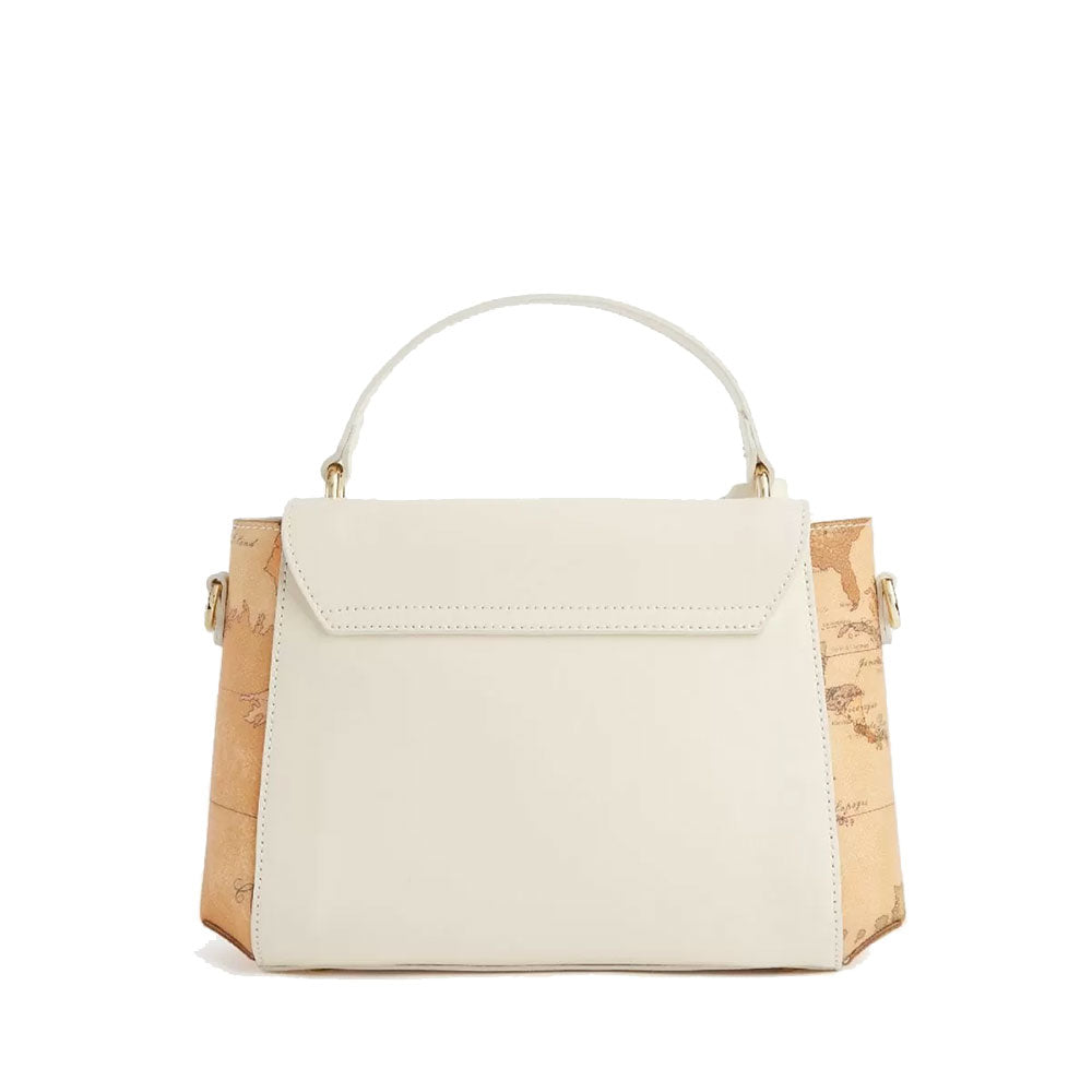 Borsa Donna a Tracolla 1A Classe Alviero Martini linea Elegance Avenue in Pelle Avorio LA02