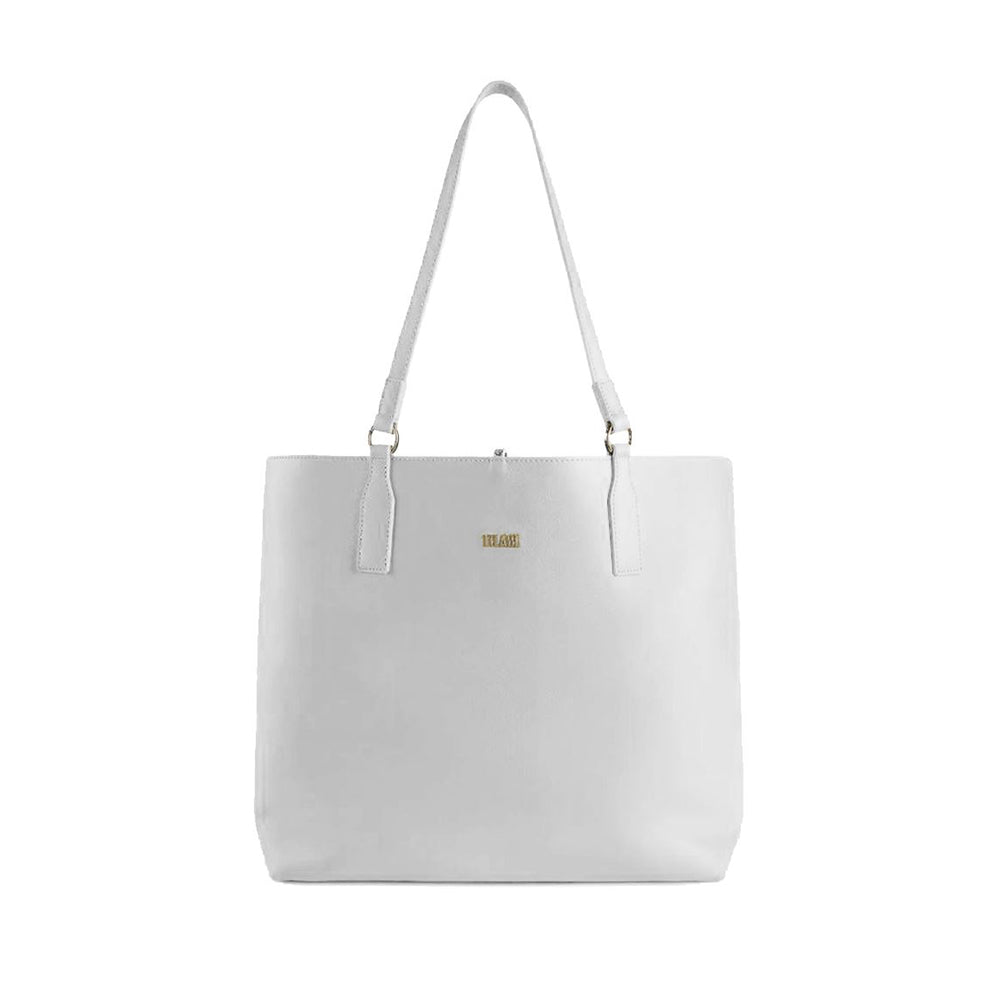 Shopping Bag Reversibile 1A Classe Alviero Martini linea Two-Way Bag Bianco LA63