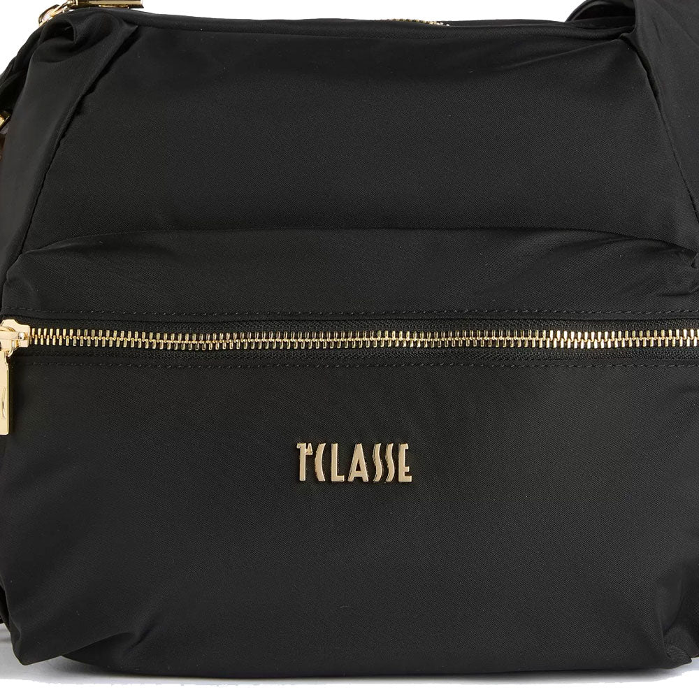 Borsa a Tracolla Tripla Portabilità 1A Classe Alviero Martini linea Nylon Eco Vibe Nero LA75