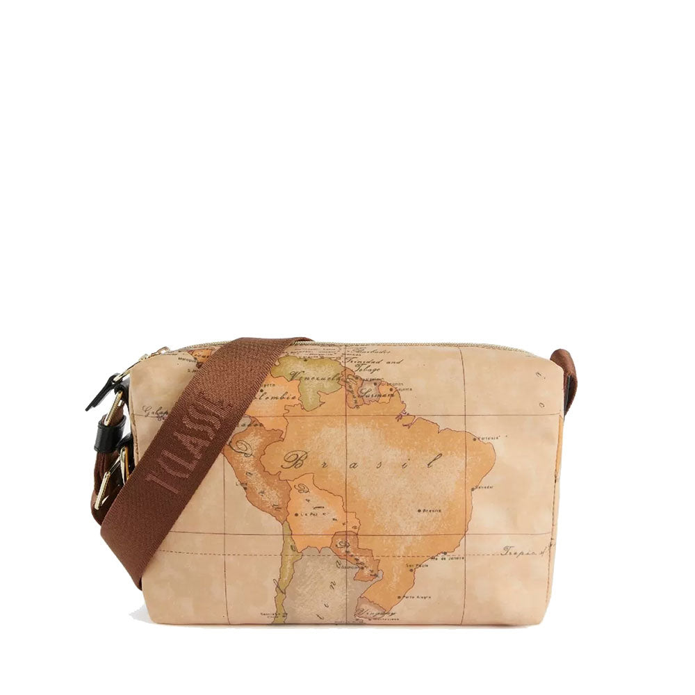 Alviero Martini 1a Classe Borsa A Tracolla Media Geo Soft – Colore Naturale, Ecopelle, Misura 35x24x13 Cm - 2