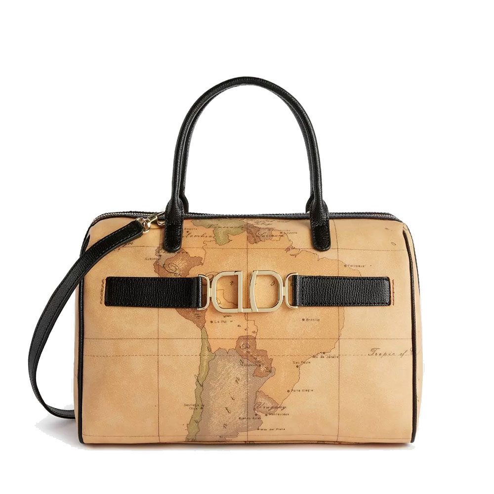 Handtasche 1A Classe Alviero Martini 3D Geo Linie, Geo Classic und Schwarz Farbe LB01