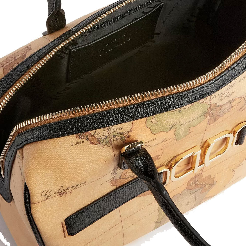 Handtasche 1A Classe Alviero Martini 3D Geo Linie, Geo Classic und Schwarz Farbe LB01