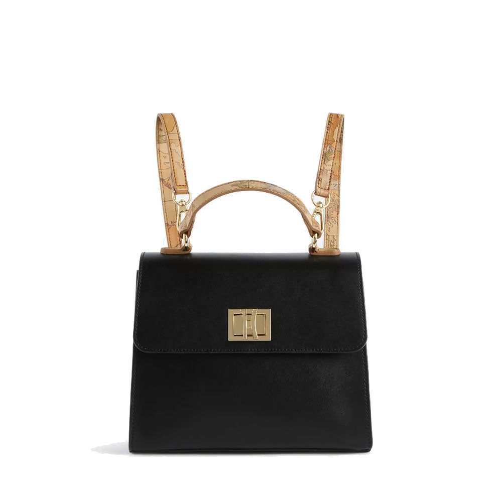 Mini Tote 1A Classe Alviero Martini linea Elegance Coast in Pelle Nera LC07