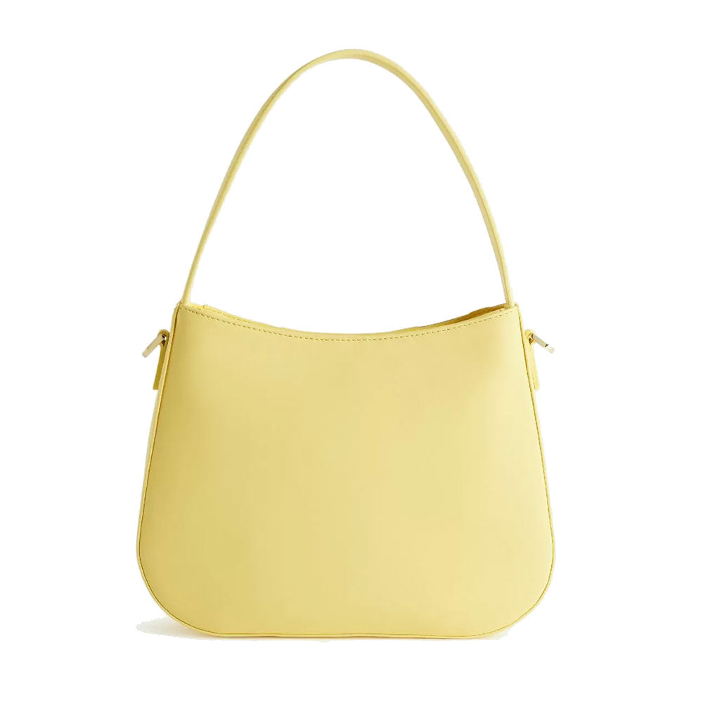 Borsa Sottospalla con Tracolla 1A Classe Alviero Martini linea Geo Mirage in Tessuto Gommato Giallo LC67