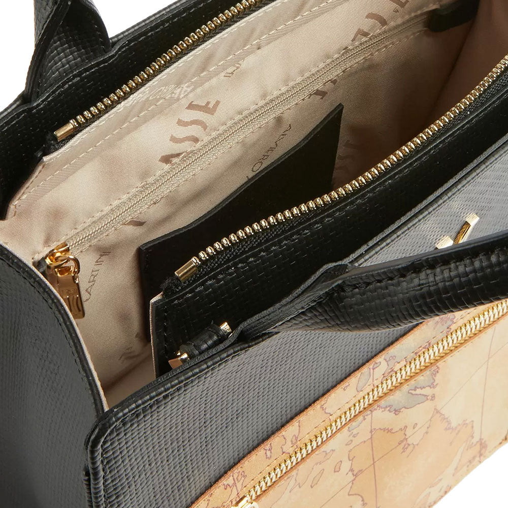 Borsa Donna a Mano 1A Classe Alviero Martini linea Geo Pagoda Nera LC71