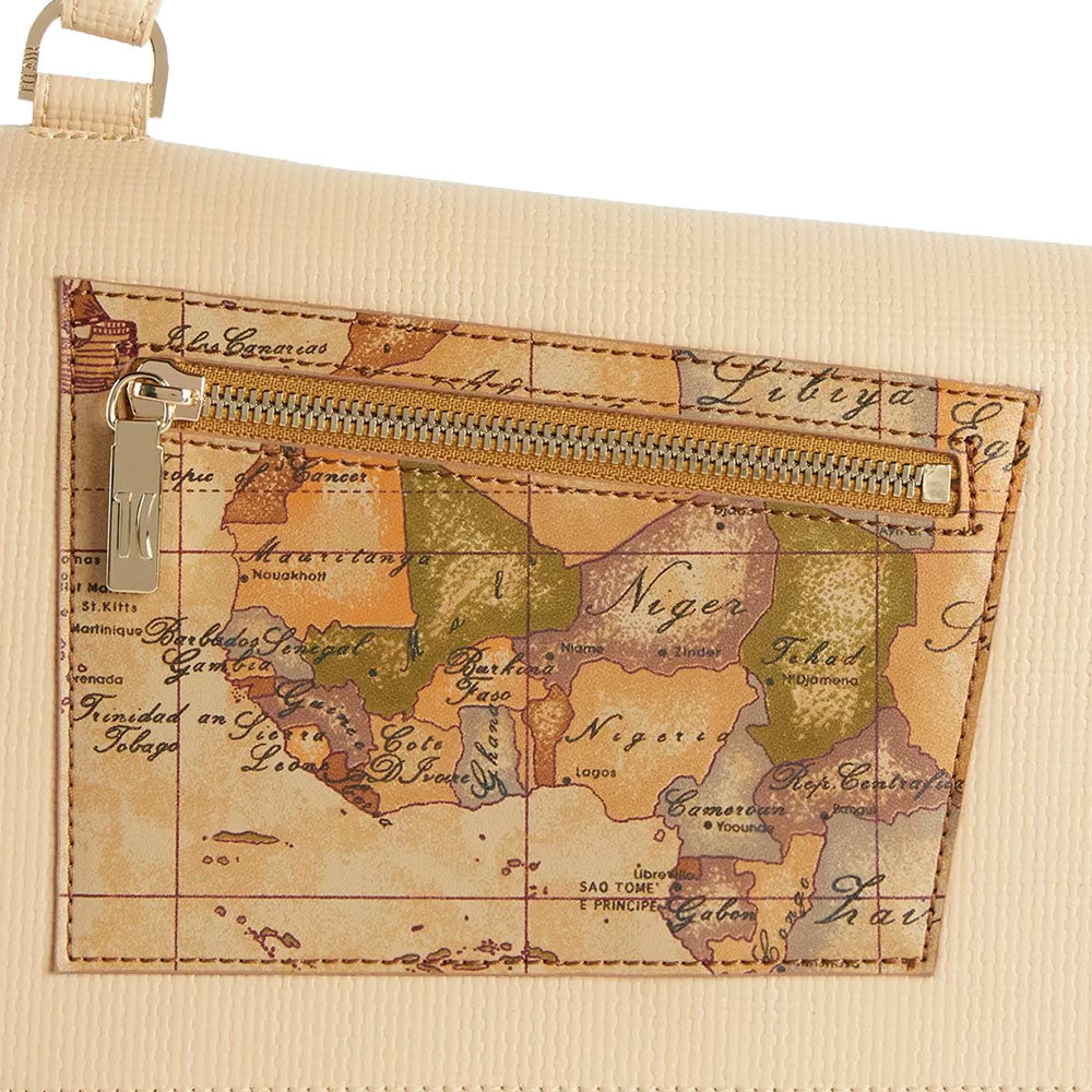 Borsa Sottospalla 1A Classe Alviero Martini linea Geo Pagoda Beige LC73