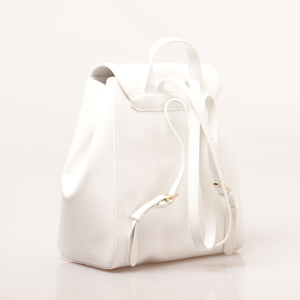 Zaino Donna 1A Classe Alviero Martini linea Geo Pagoda Bianco LC74
