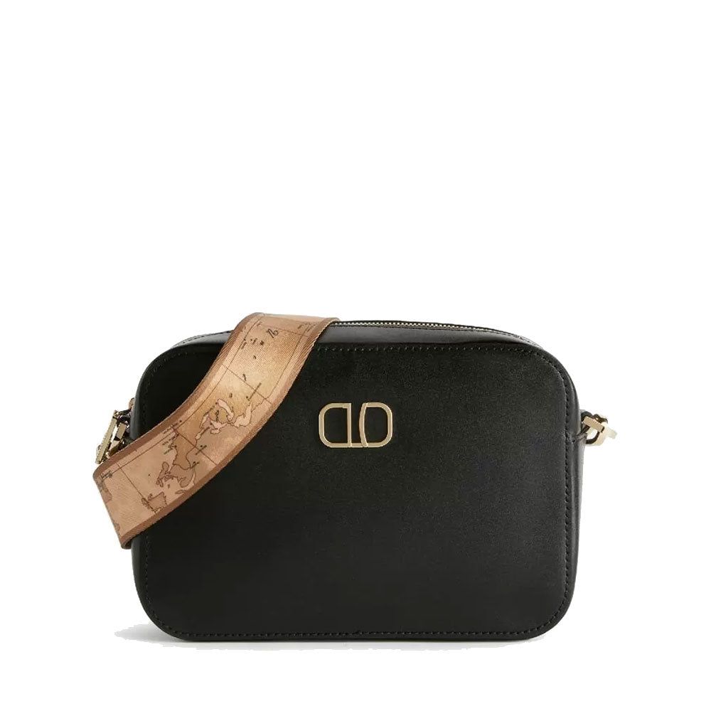 Borsa a Tracolla 1A Classe Alviero Martini linea Geo Summer Feeling in Pelle Nera LC92