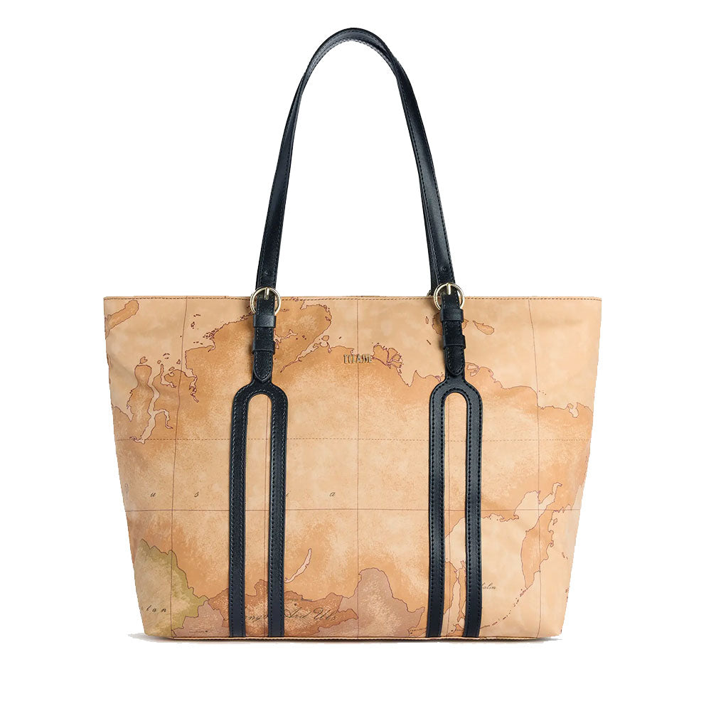 Shopping Bag Donna 1A Classe Alviero Martini linea Highland Soft Geo Classic e Nero LD34
