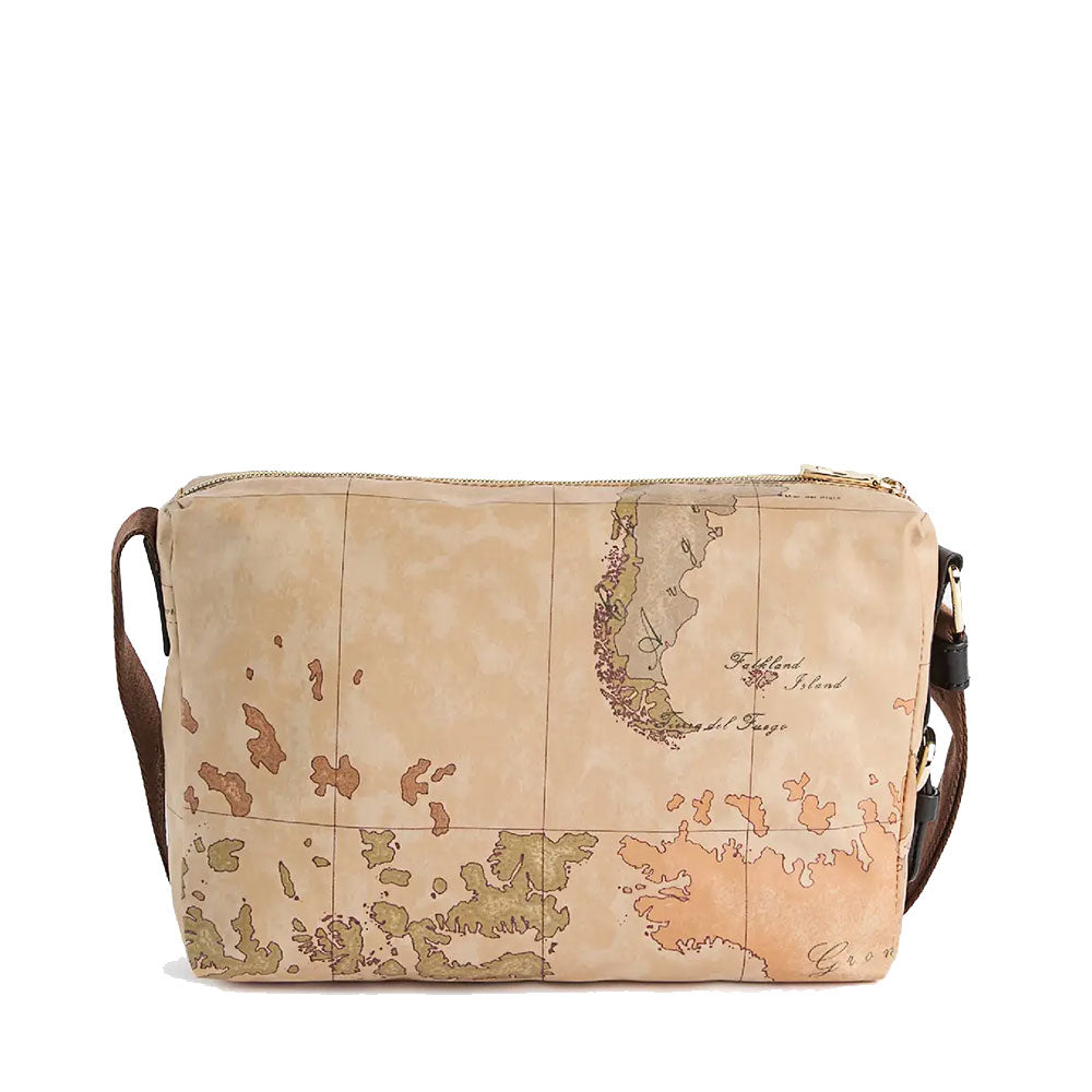 Borsa Donna a Tracolla 1A Classe Alviero Martini linea Highland Soft Geo Classic e Nero LD38