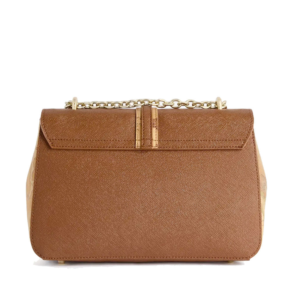 Borsa Donna a Spalla e Tracolla 1A Classe Alviero Martini linea Horsy Bag Castagna LD57