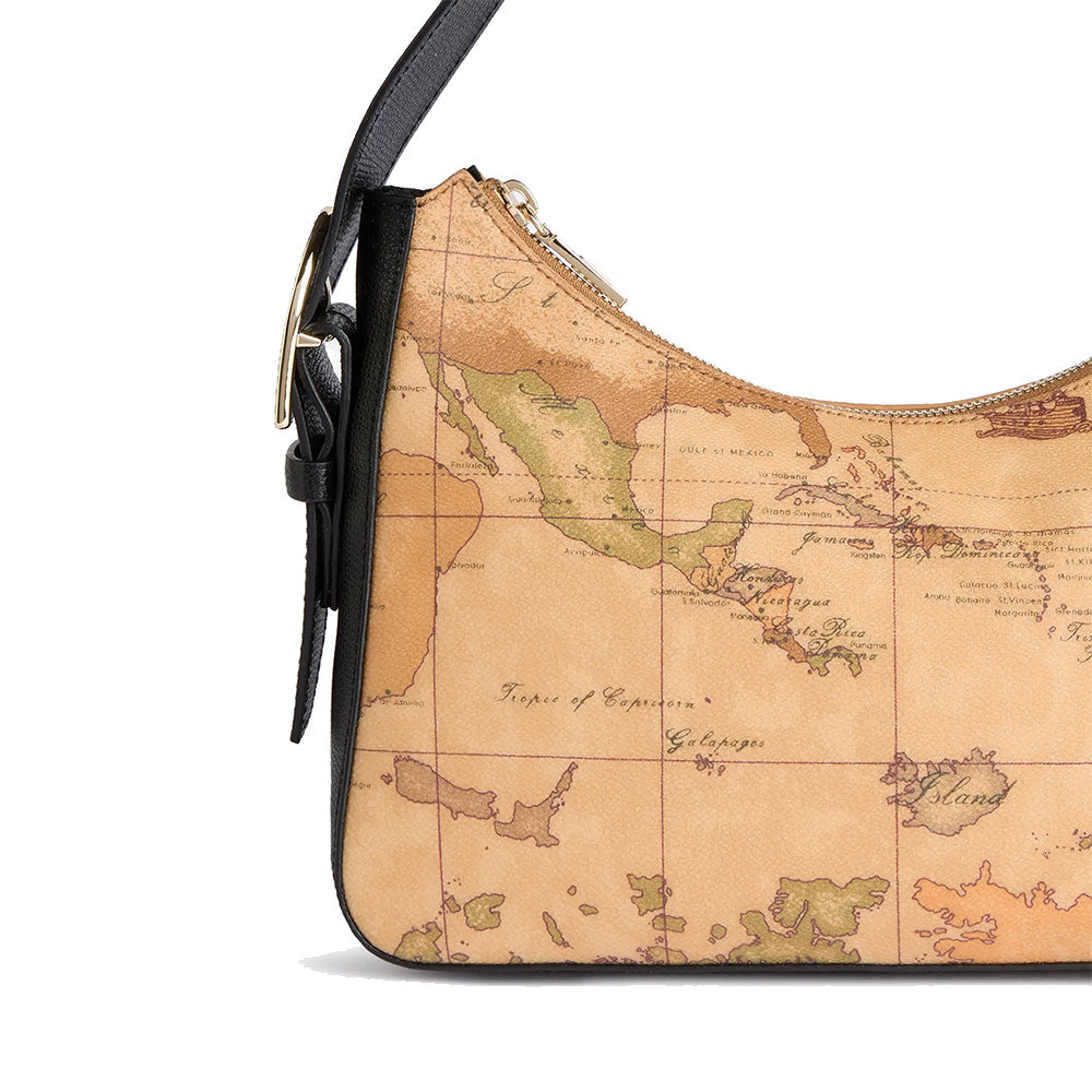 Sottospalla Hobo 1A Classe Alviero Martini linea Valley Geo colore Geo Classic e Nero LD65