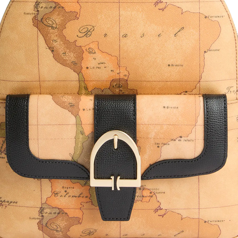 Zaino Donna 1A Classe Alviero Martini linea Valley Geo colore Geo Classic e Nero LD68
