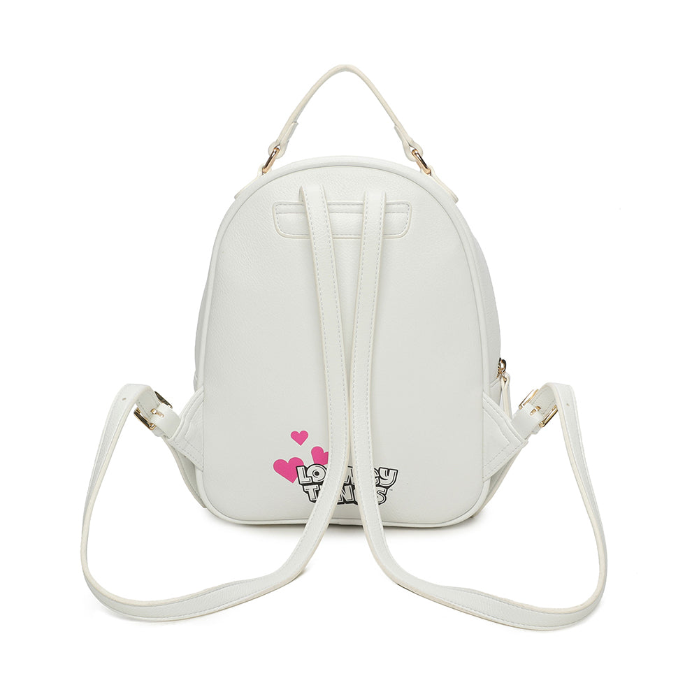BRACCIALINI Damen-Rucksack Amy Looney Tunes Weiß Tweety Print