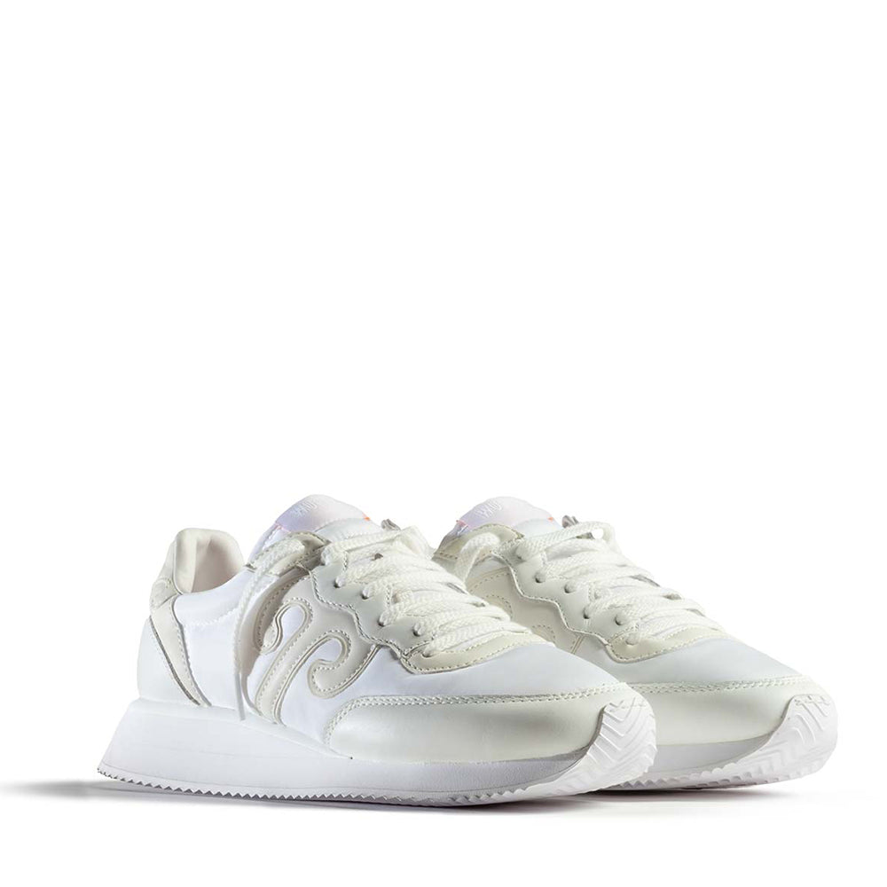 WUSHU RUYI Master M551
Damen Sneaker aus Leder und Nylon Blanc de Blanc