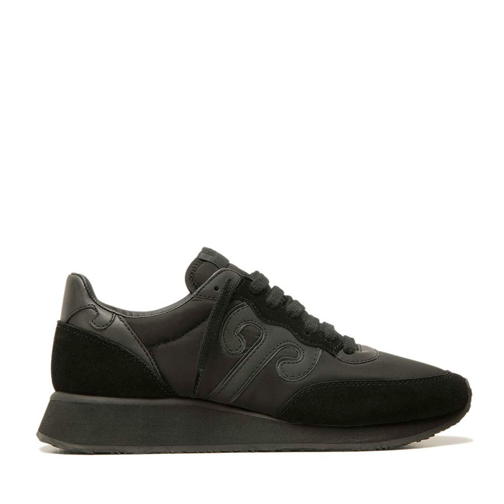Sneakers Donna WUSHU RUYI Master M602 in Suede e Nylon Black Beauty