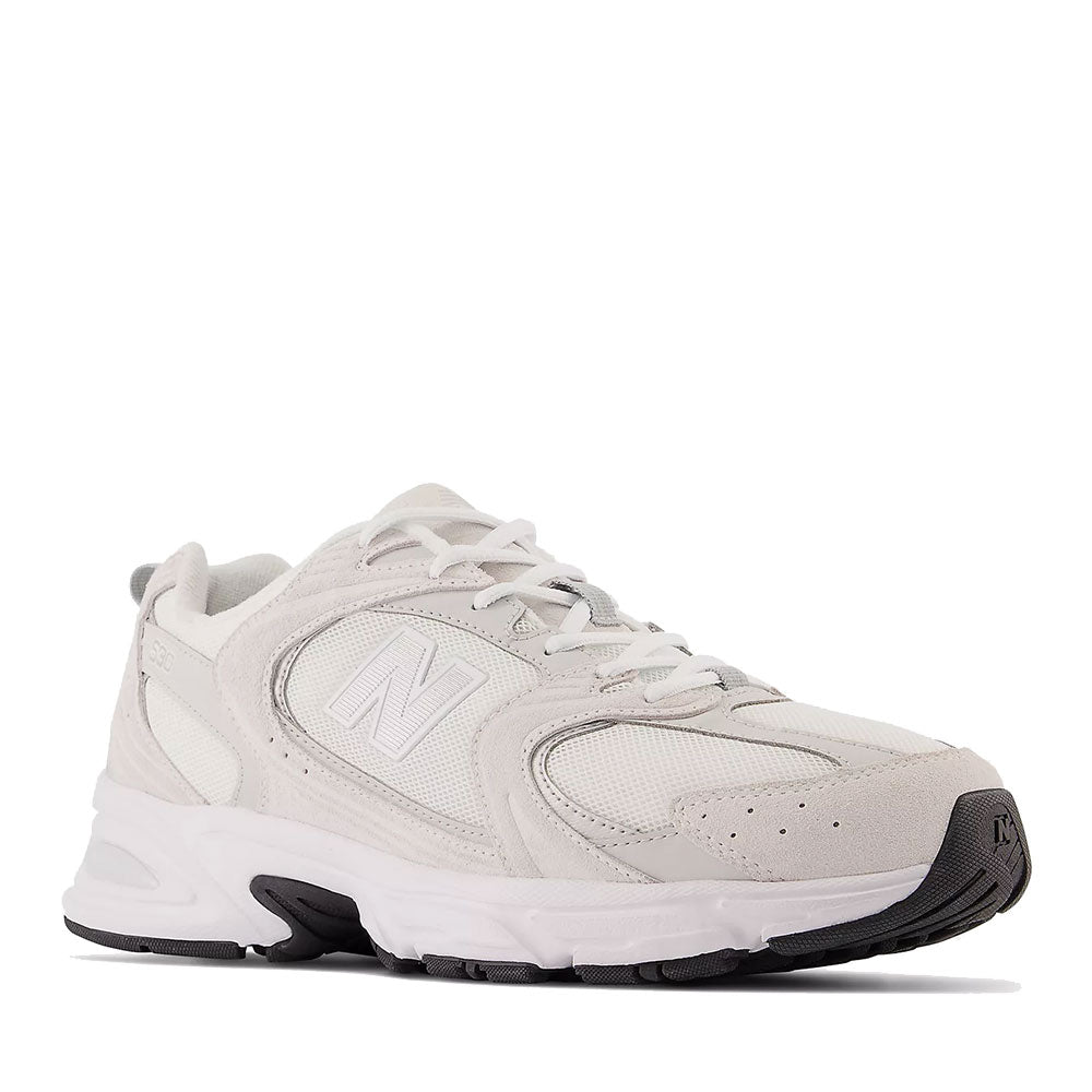 Laufschuhe NEW BALANCE 530 Sneakers aus Leder und Mesh Sea Salt Grey Matter und Weiß