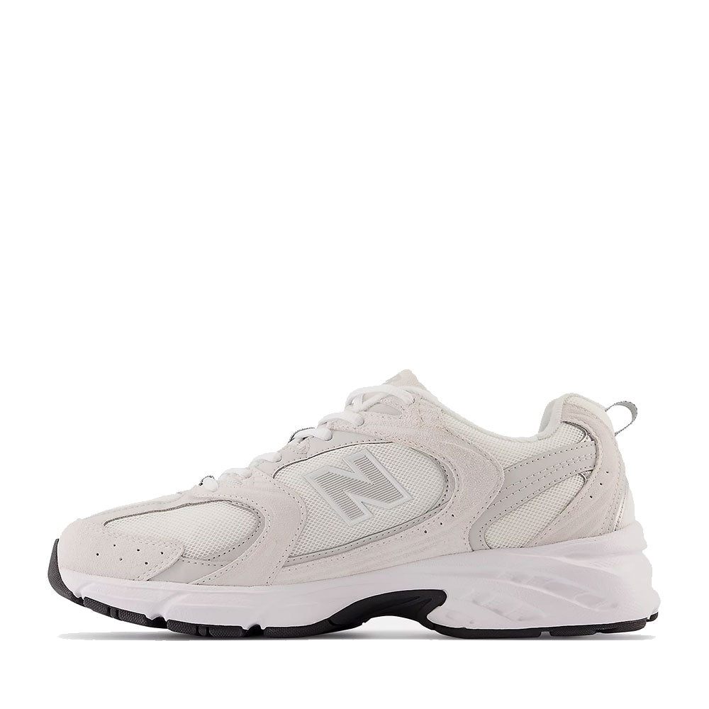 Laufschuhe NEW BALANCE 530 Sneakers aus Leder und Mesh Sea Salt Grey Matter und Weiß