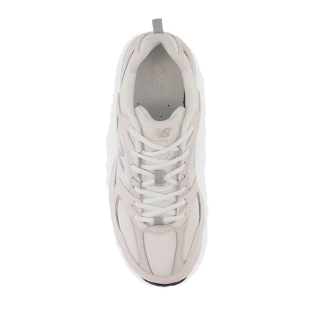 Laufschuhe NEW BALANCE 530 Sneakers aus Leder und Mesh Sea Salt Grey Matter und Weiß