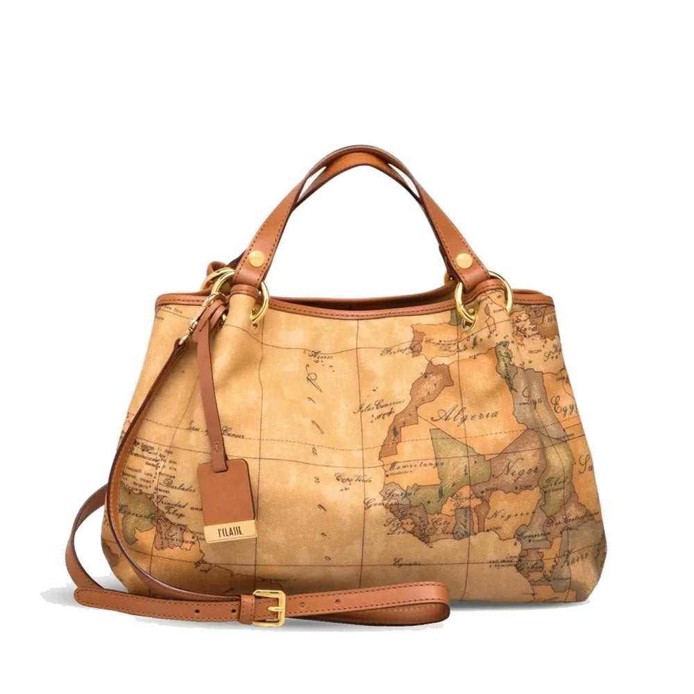 Borsa Donna a Mano con Tracolla 1A Classe Alviero Martini linea Geo Classic N148