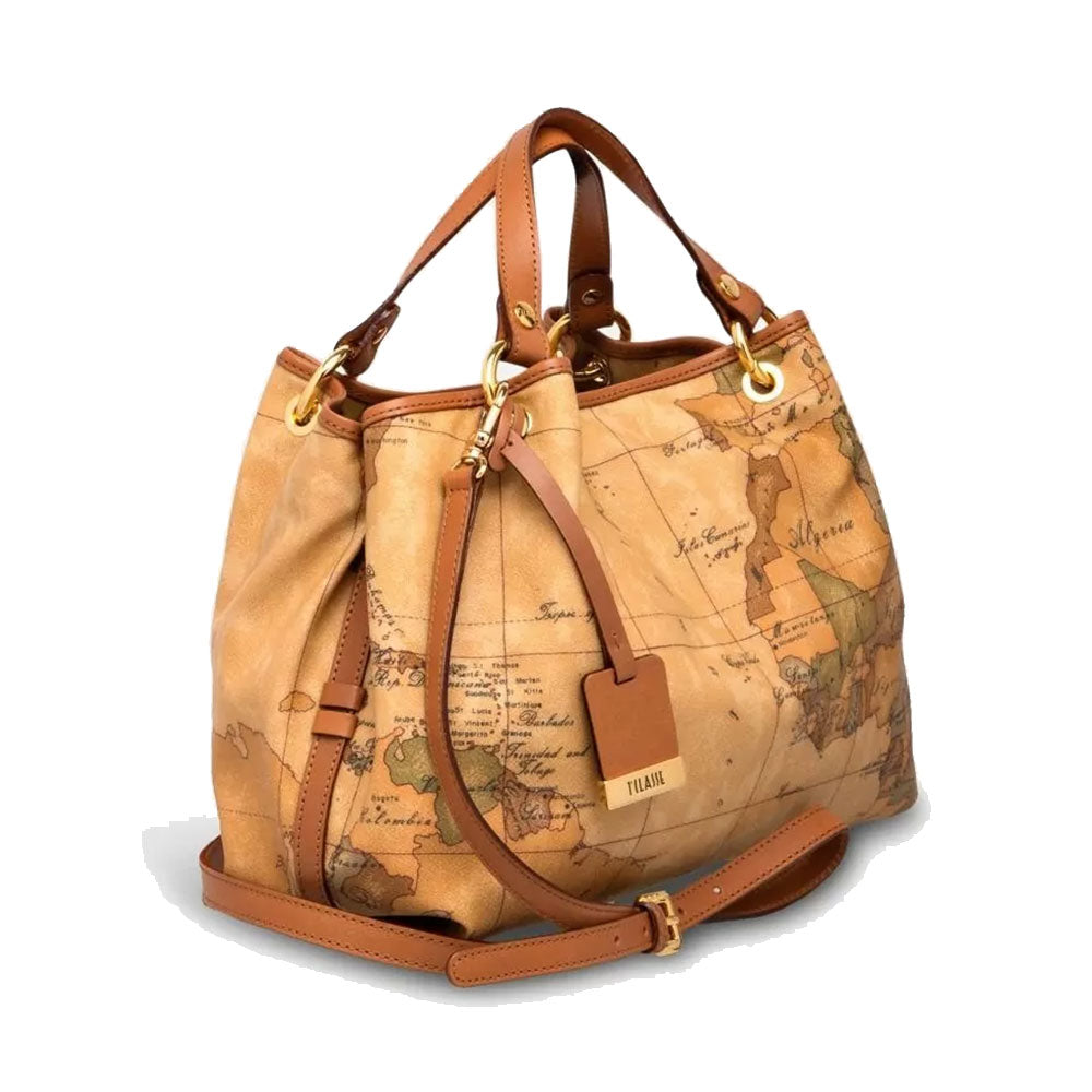 Borsa Donna a Mano con Tracolla 1A Classe Alviero Martini linea Geo Classic N148