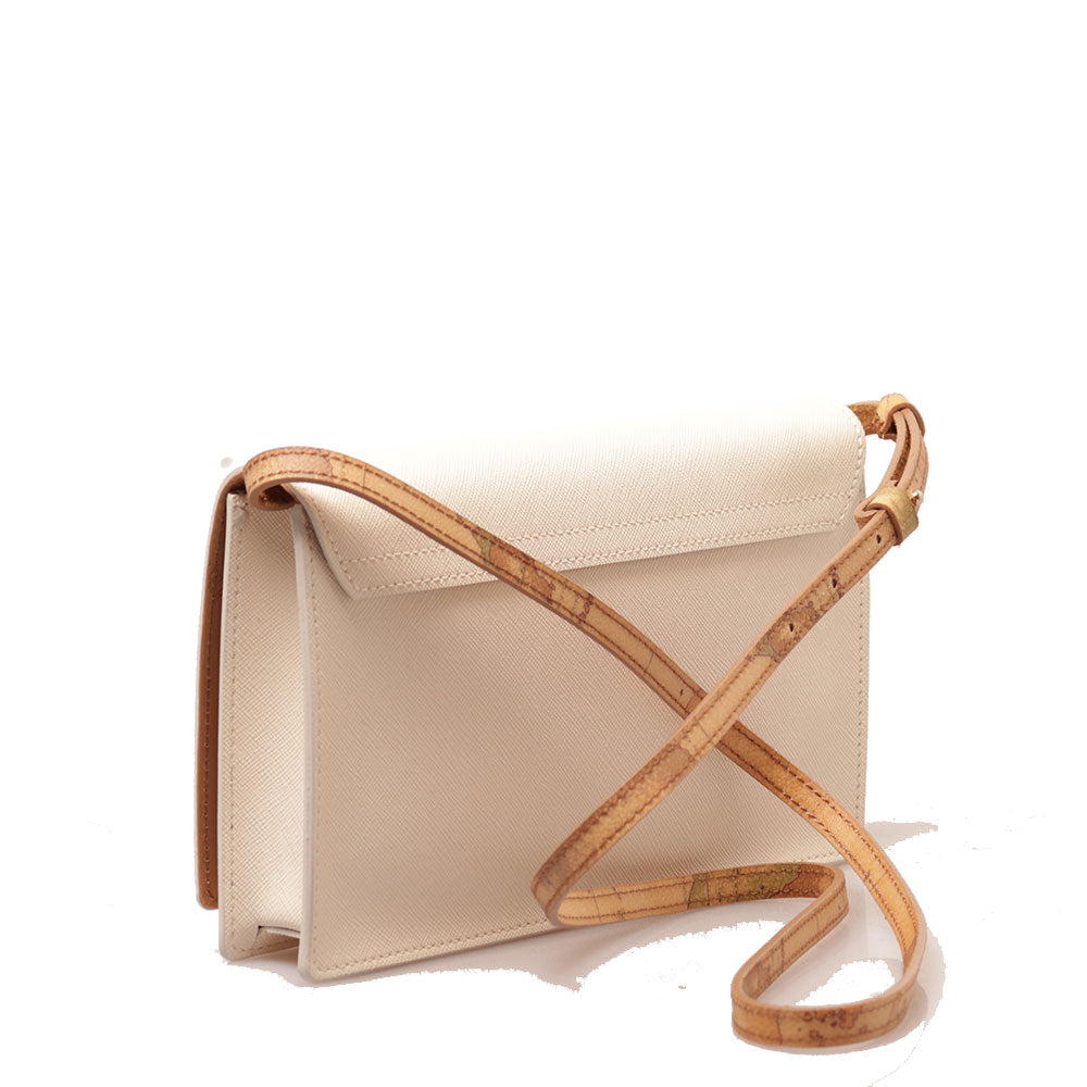 Pochette con Tracolla 1A Classe Alviero Martini linea Java City Avorio PN04
