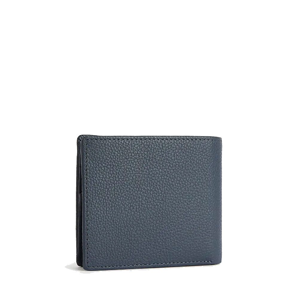 Portafoglio Uomo Piccolo 1A Classe Alviero Martini linea Trip Leather in Pelle Blu Denim PN80