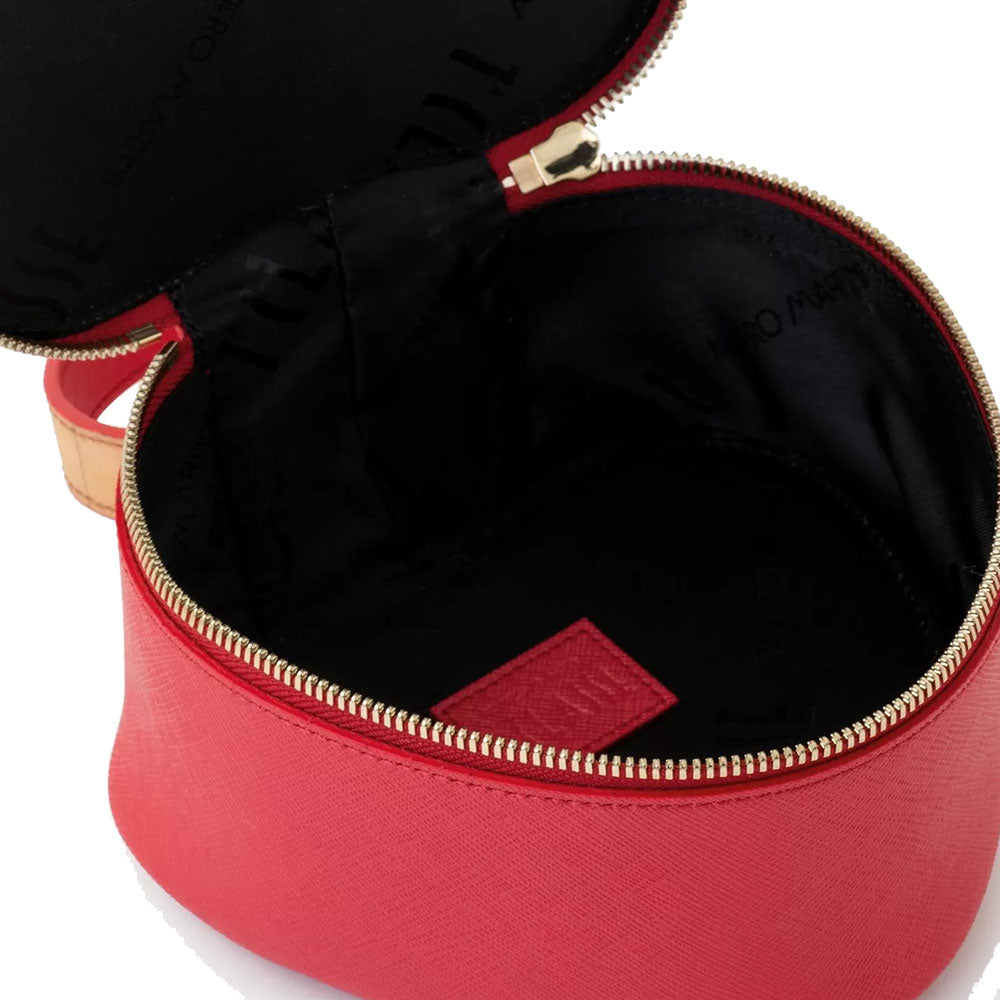 Herzförmiges Beauty Case 1A Classe Alviero Martini Flying City Pearl Red Linie PN95