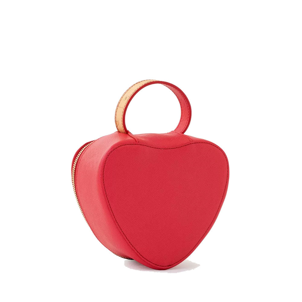 Herzförmiges Beauty Case 1A Classe Alviero Martini Flying City Pearl Red Linie PN95