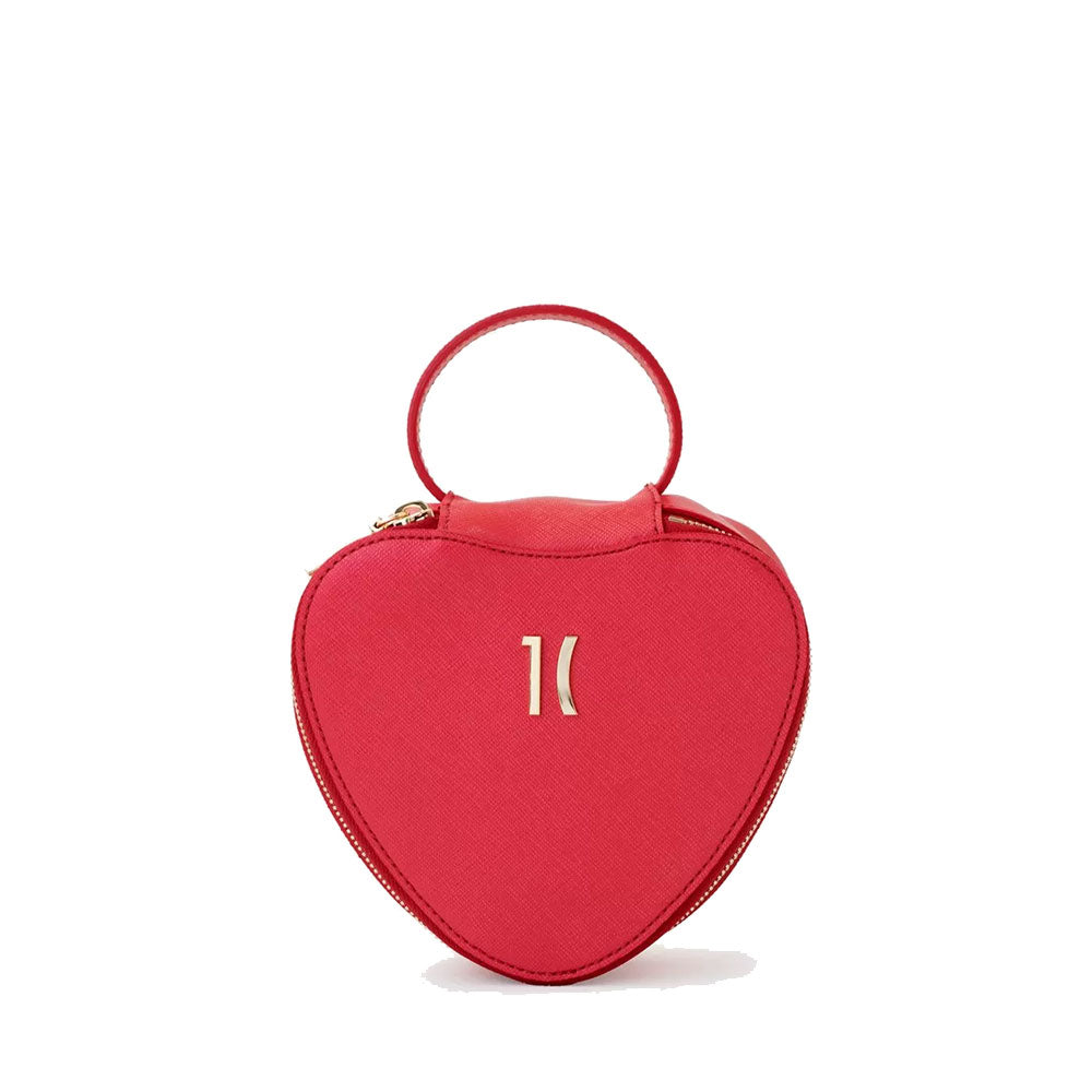 Herzförmiges Beauty Case 1A Classe Alviero Martini Flying City Pearl Red Linie PN95