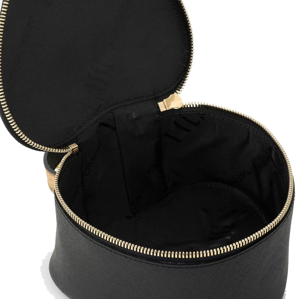 Herzförmiges Beauty Case 1A Classe Alviero Martini Flying City Linie Schwarz PN95