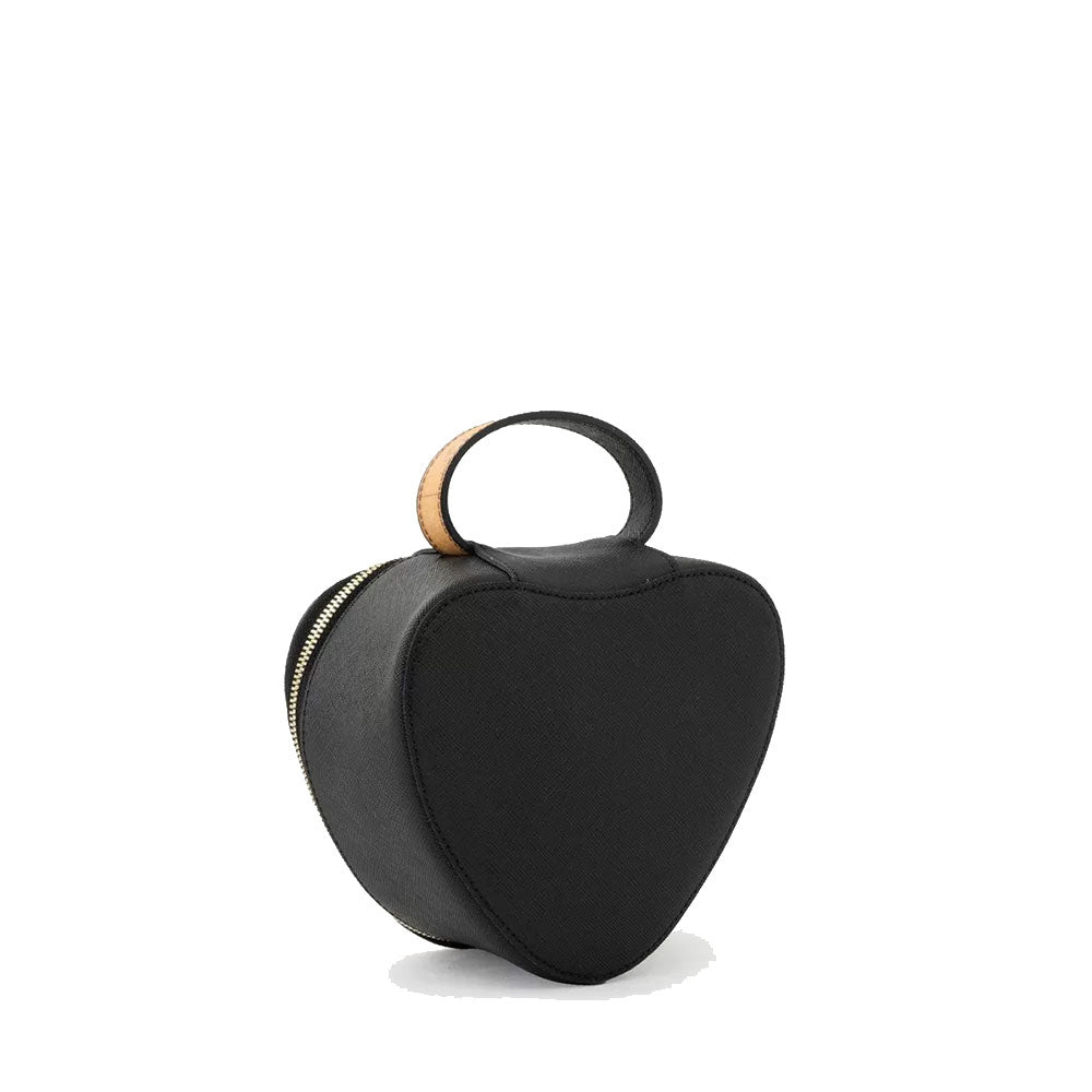 Herzförmiges Beauty Case 1A Classe Alviero Martini Flying City Linie Schwarz PN95