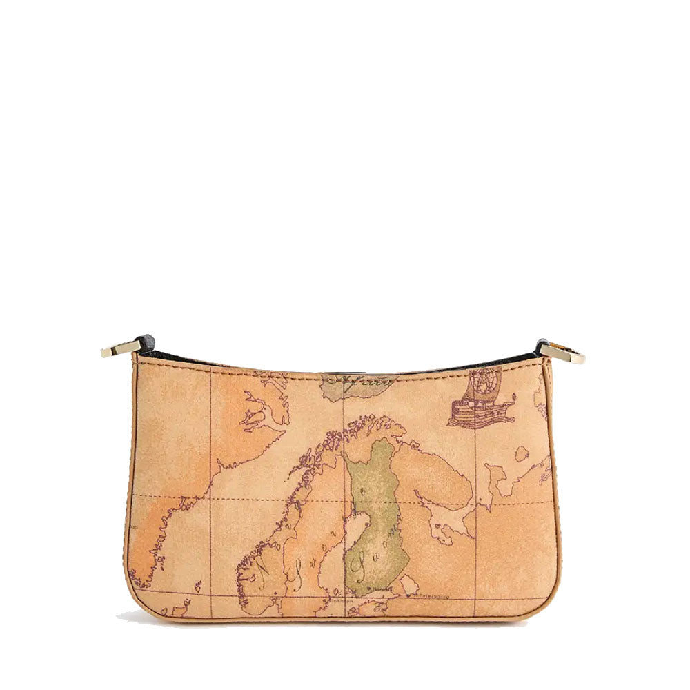 Pochette con Tracolla 1A Classe Alviero Martini linea Valley Geo colore Geo Classic e Nero PP27