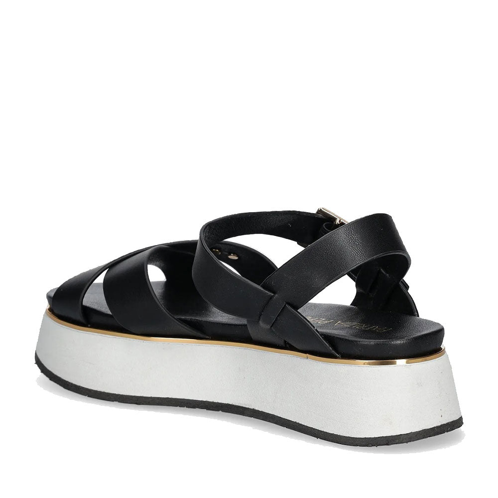Sandali Platform PATRIZIA PEPE Girl linea Flyplat Sandal in Pelle Nera