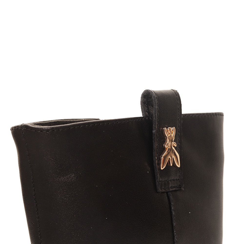 PATRIZIA PEPE Mädchen-Stiefelette Light Anel aus schwarzem Leder