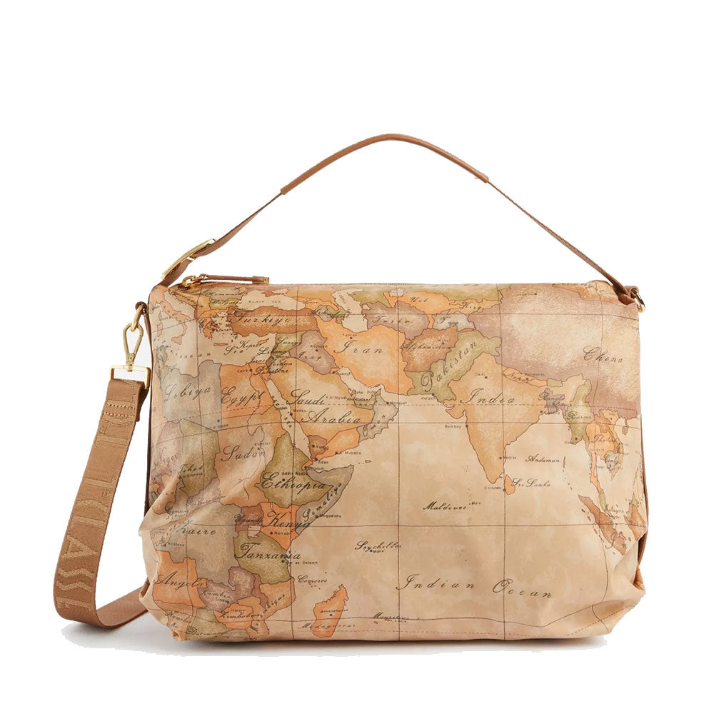 Hobo-Tasche für Damen mit Schultergurt 1A Classe Alviero Martini Geo Soft Line Farbe Geo Classic S014