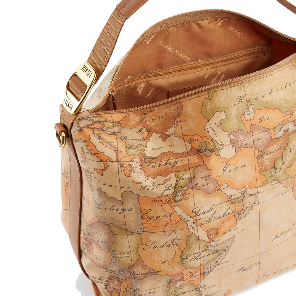Hobo-Tasche für Damen mit Schultergurt 1A Classe Alviero Martini Geo Soft Line Farbe Geo Classic S014