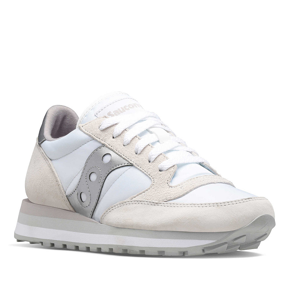 Scarpe Donna Saucony Sneakers Jazz Triple White - Silver