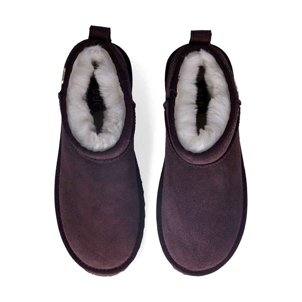 Stivaletti Mini Donna Imbottiti LIU JO Jil 01 in Suede color Amarone
