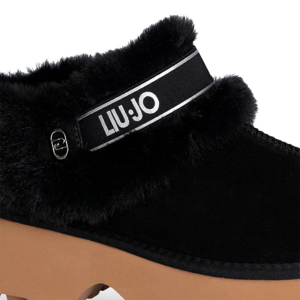 Sabot Donna Imbottiti LIU JO Juny 01 in Suede Nero