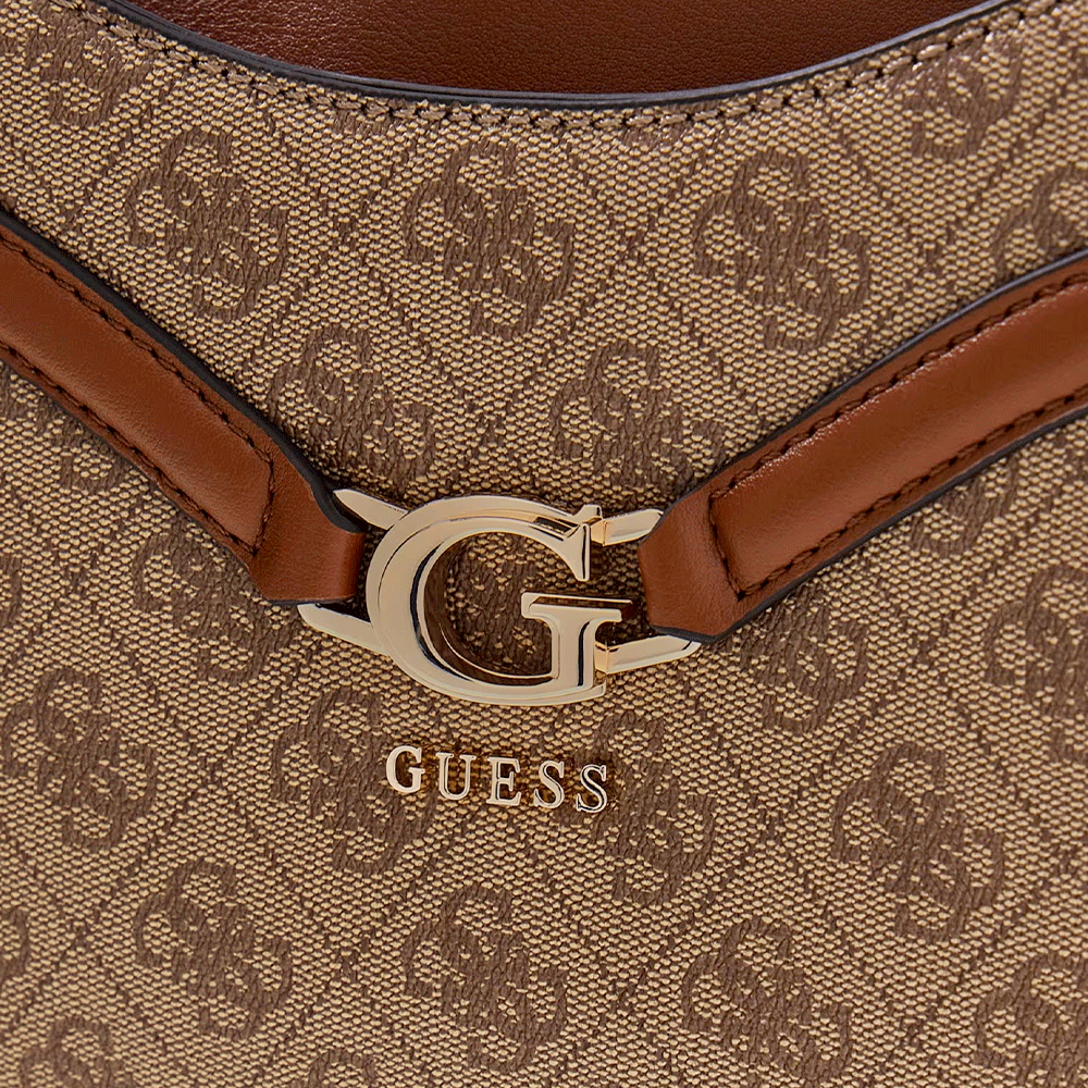 Borsa Donna a Mano GUESS Linea Dea colore Latte Logo