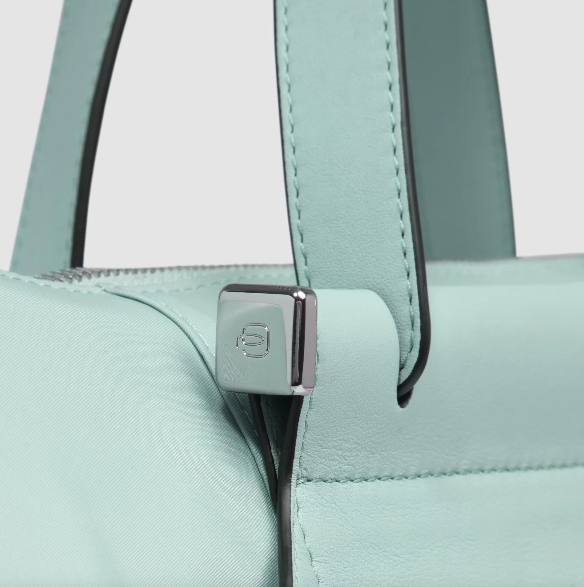 Borsa Donna da Lavoro PIQUADRO linea Circle in Pelle e Tessuto Verde - CA4021W92T