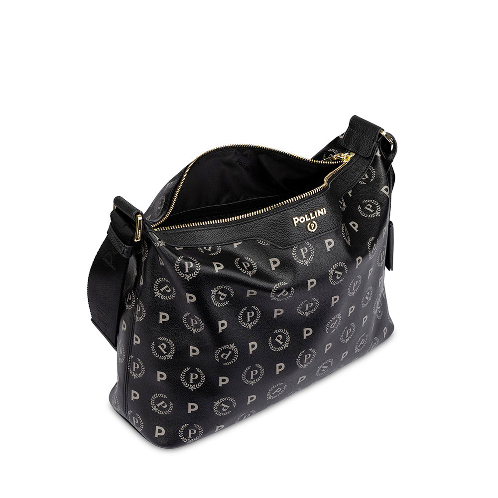 Borsa Donna a Spalla a Tracolla POLLINI linea Heritage Re-Edition Nero