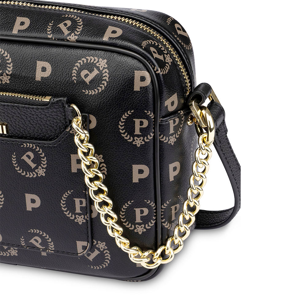 Borsa Donna a Tracolla POLLINI linea Heritage Heritage Re-Edition Nero